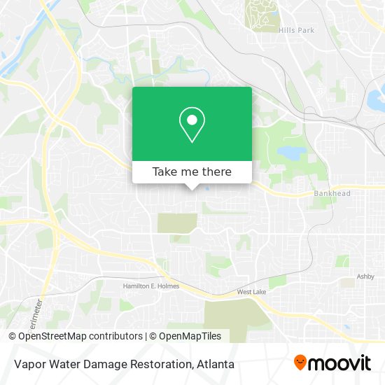 Mapa de Vapor Water Damage Restoration