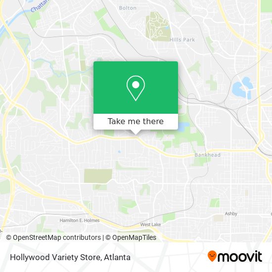 Hollywood Variety Store map