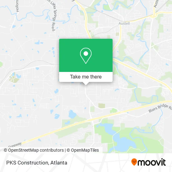 Mapa de PKS Construction