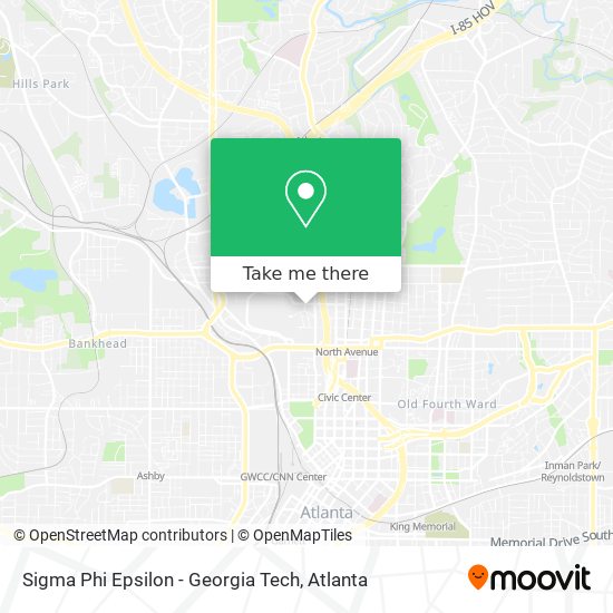 Sigma Phi Epsilon - Georgia Tech map