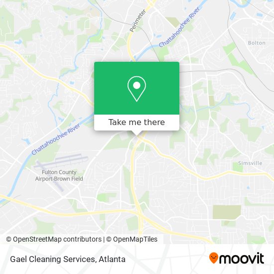 Mapa de Gael Cleaning Services
