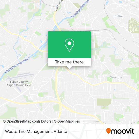 Waste Tire Management map