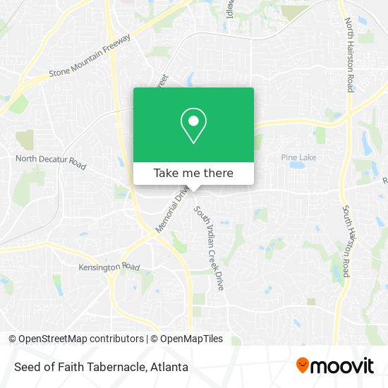 Seed of Faith Tabernacle map