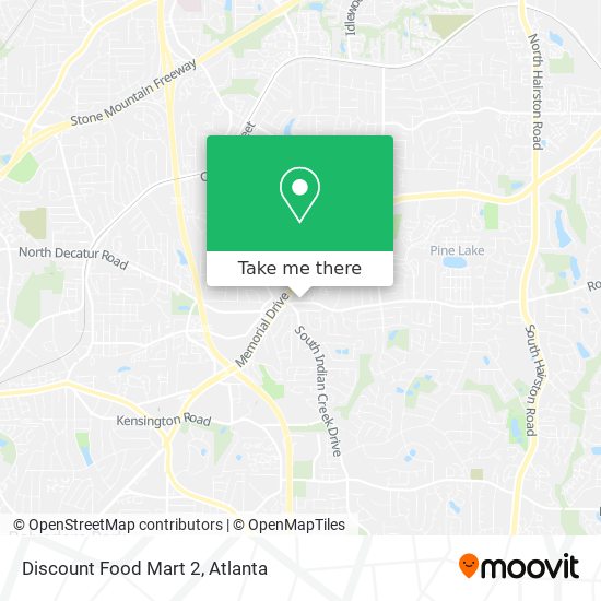 Mapa de Discount Food Mart 2