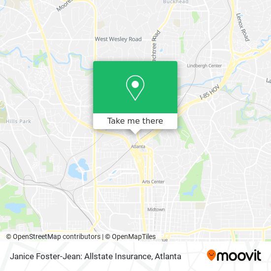 Janice Foster-Jean: Allstate Insurance map