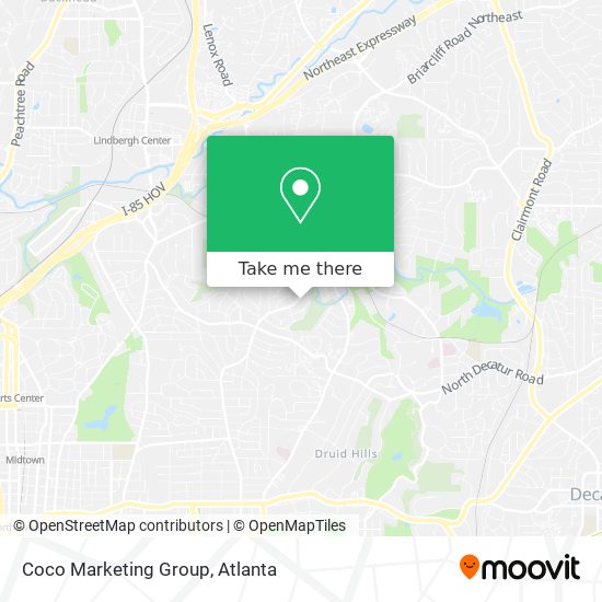 Mapa de Coco Marketing Group