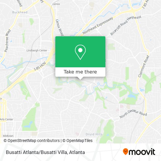 Busatti Atlanta/Busatti Villa map