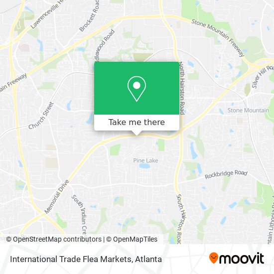 Mapa de International Trade Flea Markets