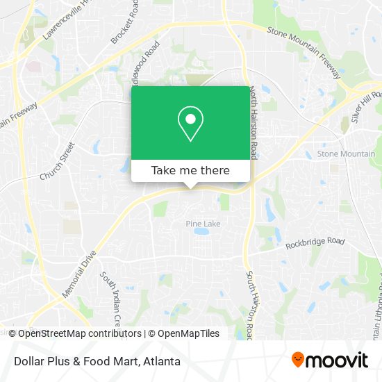 Dollar Plus & Food Mart map