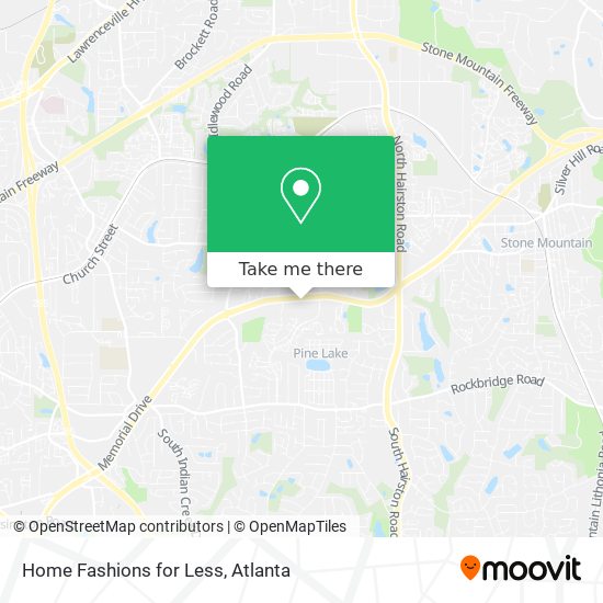 Home Fashions for Less map