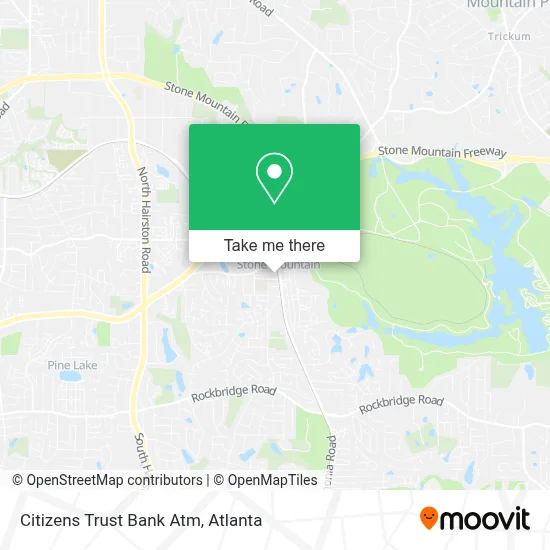 Citizens Trust Bank Atm map