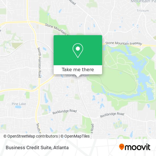 Business Credit Suite map