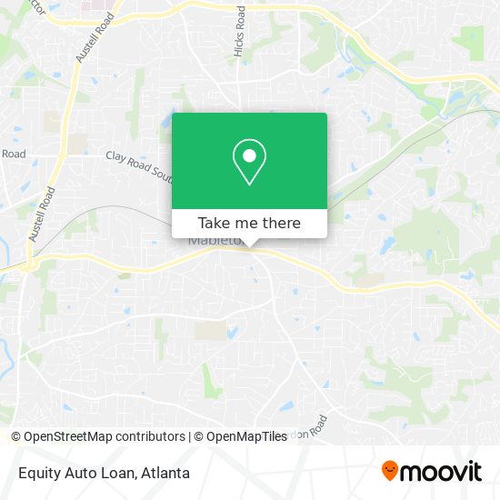 Mapa de Equity Auto Loan