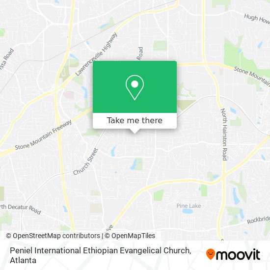 Peniel International Ethiopian Evangelical Church map