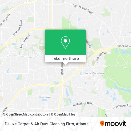 Deluxe Carpet & Air Duct Cleaning Firm map