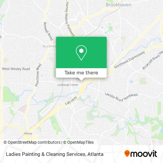 Ladies Painting & Cleaning Services map