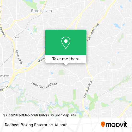 Redheat Boxing Enterprise map