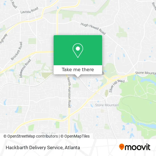 Mapa de Hackbarth Delivery Service