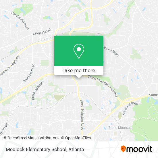 Medlock Elementary School map