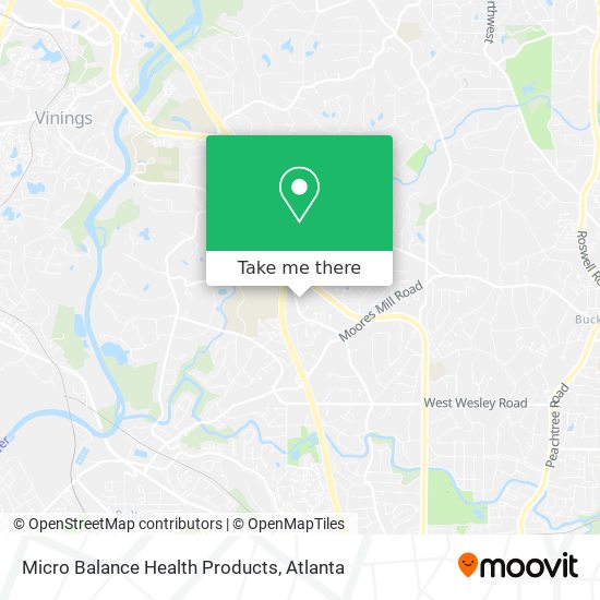 Mapa de Micro Balance Health Products