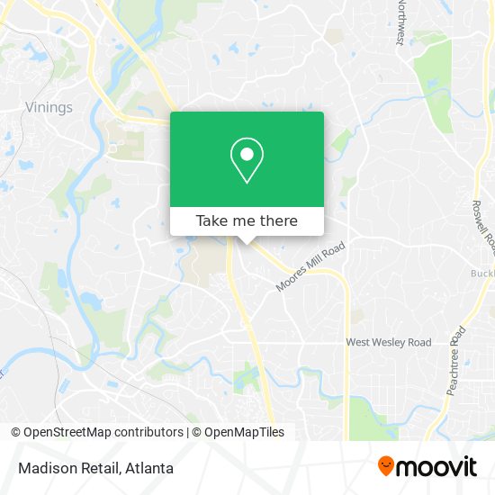 Mapa de Madison Retail