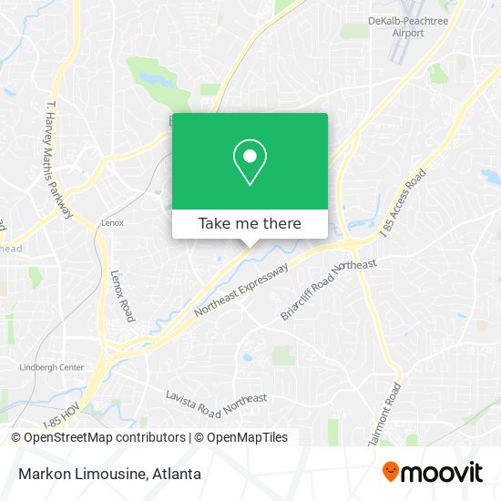 Markon Limousine map