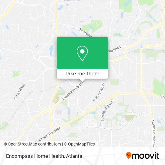 Encompass Home Health map