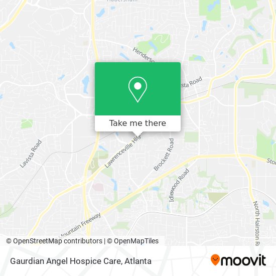 Gaurdian Angel Hospice Care map