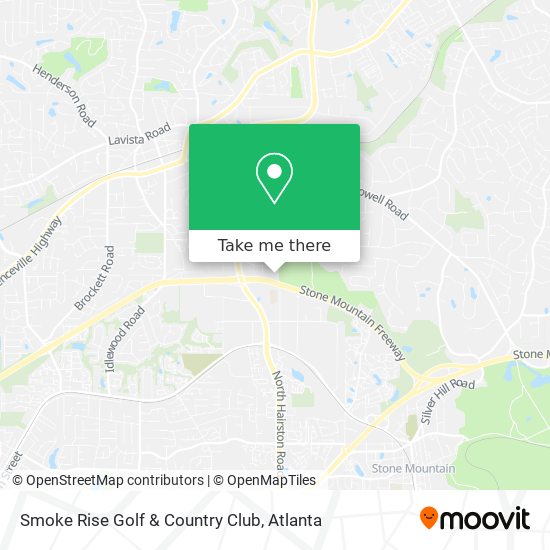 Smoke Rise Golf & Country Club map