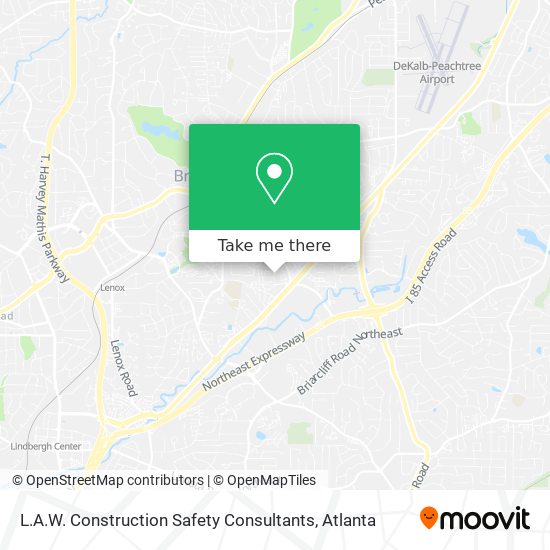 L.A.W. Construction Safety Consultants map