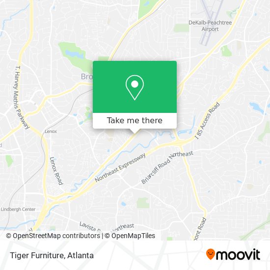 Mapa de Tiger Furniture