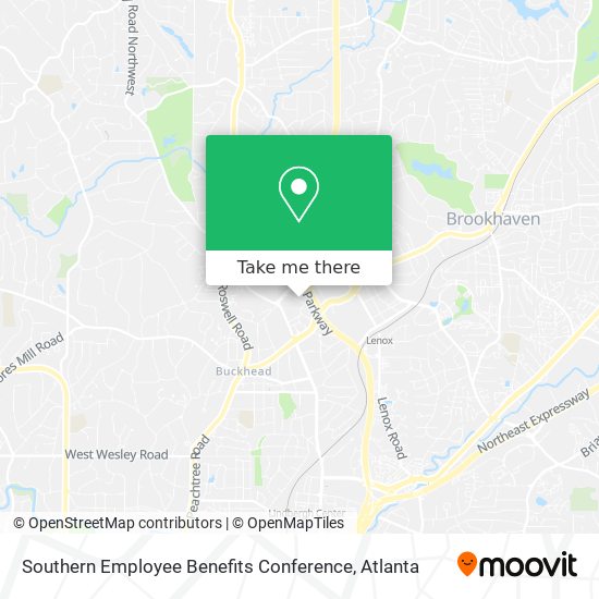 Southern Employee Benefits Conference map