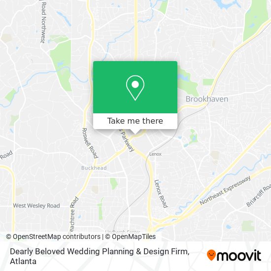 Dearly Beloved Wedding Planning & Design Firm map