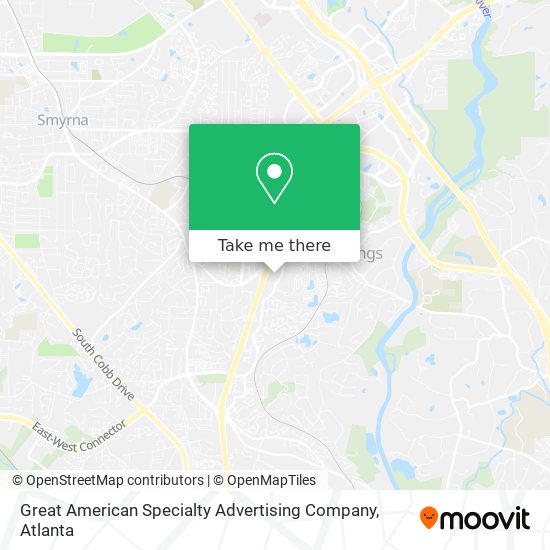 Great American Specialty Advertising Company map