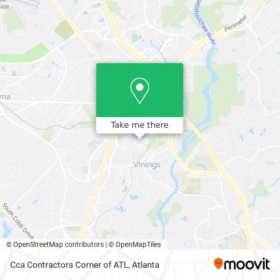 Mapa de Cca Contractors Corner of ATL