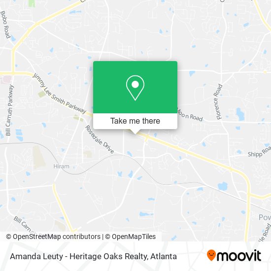 Amanda Leuty - Heritage Oaks Realty map