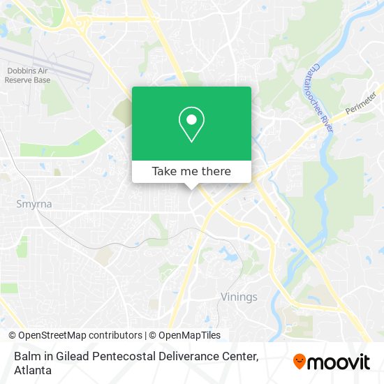 Mapa de Balm in Gilead Pentecostal Deliverance Center