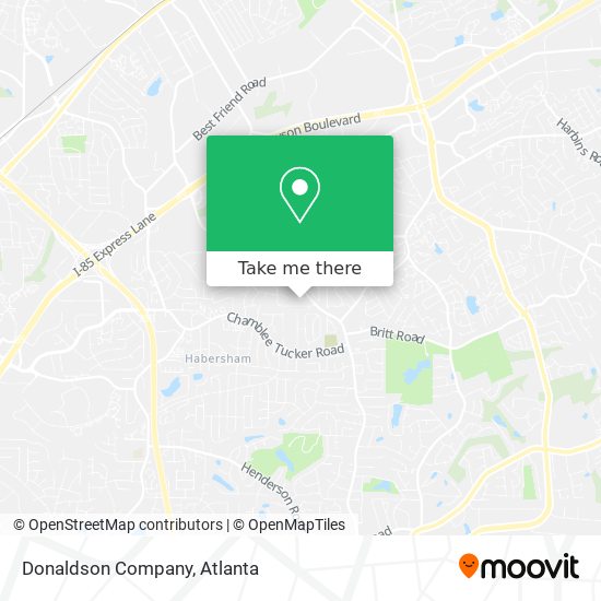 Mapa de Donaldson Company