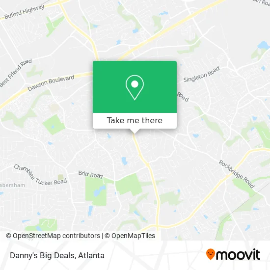 Mapa de Danny's Big Deals