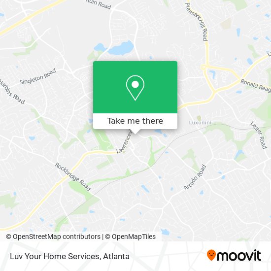 Luv Your Home Services map