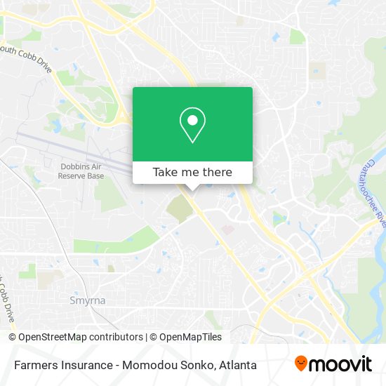 Farmers Insurance - Momodou Sonko map