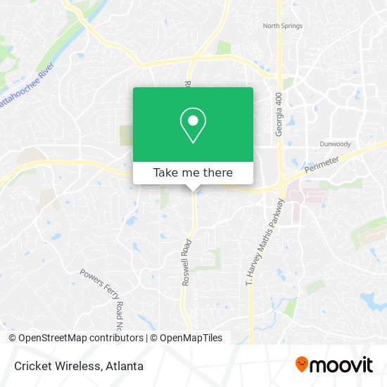 Cricket Wireless map