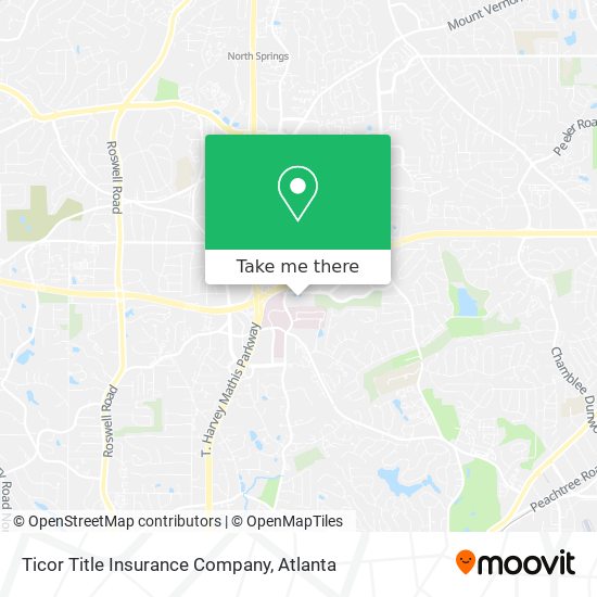 Ticor Title Insurance Company map