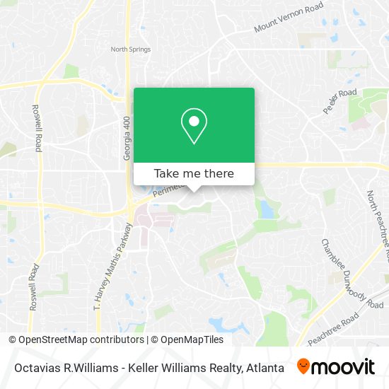 Octavias R.Williams - Keller Williams Realty map