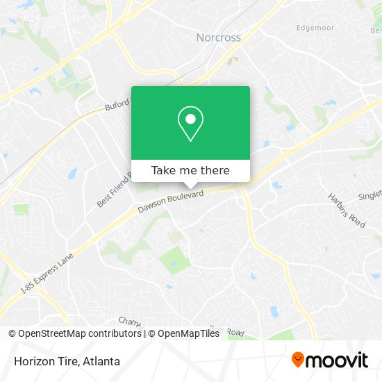 Horizon Tire map