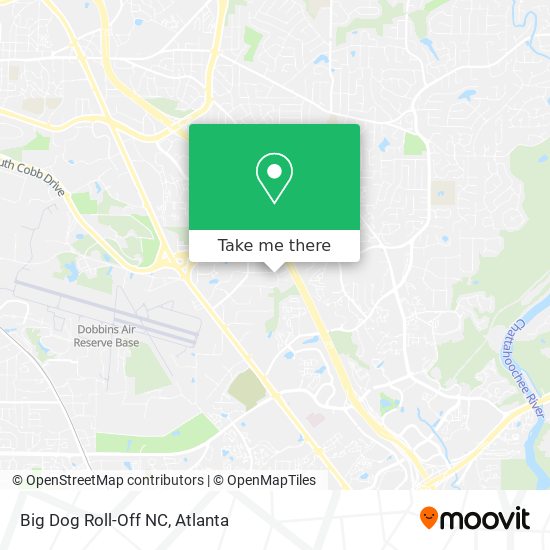 Mapa de Big Dog Roll-Off NC