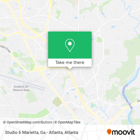 Studio 6 Marietta, Ga - Atlanta map