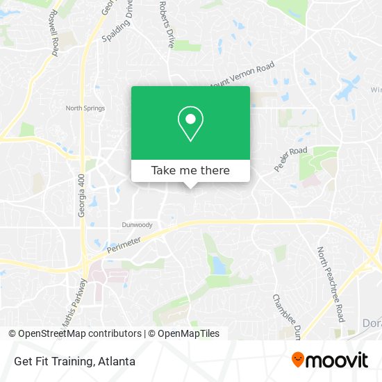 Get Fit Training map