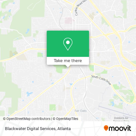 Mapa de Blackwater Digital Services