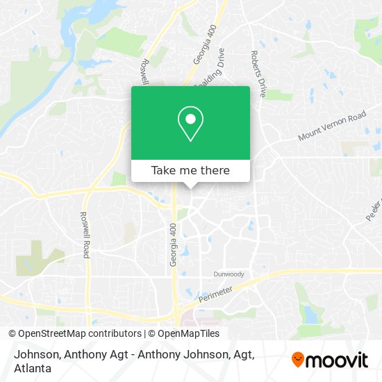 Johnson, Anthony Agt - Anthony Johnson, Agt map